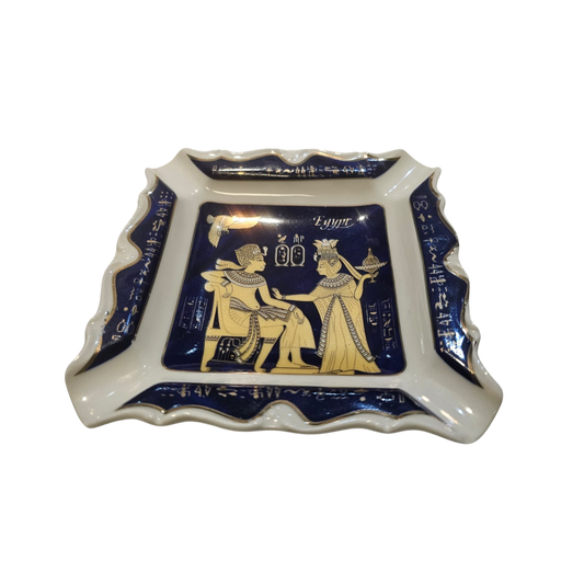 Ancient Egyptian Porcelain Ashtray